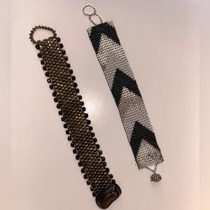 Hand beaded bracelets